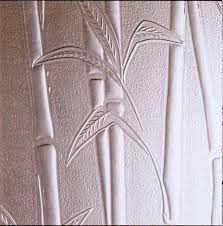 Vitrage imprime plante